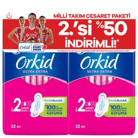Orkid Ultra Extra Uzun Cesaret 44 Adet Boy 2 Ped