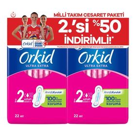 Orkid Ultra Extra Uzun Cesaret 44 Adet Boy 2 Ped