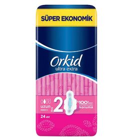 Orkid Ultra Extra Uzun Ekonomik 22 Adet Hijyenik Ped