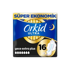 Orkid Ultra Gece Extra Plus 16'lı Hijyenik Ped