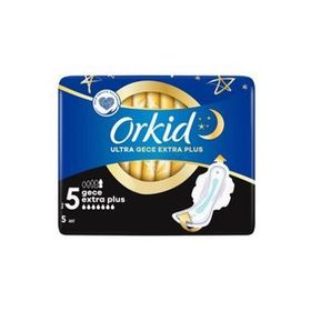 Orkid Ultra Gece Extra Plus 5'li Günlük Ped