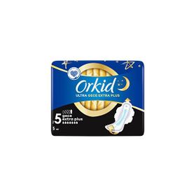 Orkid Ultra Gece Extra Plus Boy 5 5'li Hijyenik Ped