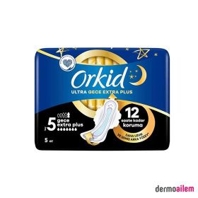 Orkid Ultra Gece Extra Plus Boy 5 5'li Hijyenik Ped