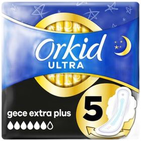 Orkid Ultra Gece Extra Plus No: 5 5'li Hijyenik Ped
