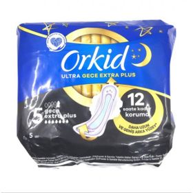Orkid Ultra Gece Extra Plus No: 5 5'li Hijyenik Ped