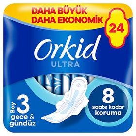 Orkid Ultra Gece Gündüz Boy 3 24 Adet Hijyenik Ped
