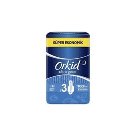 Orkid Ultra Gece No:3 18'li Hijyenik Ped