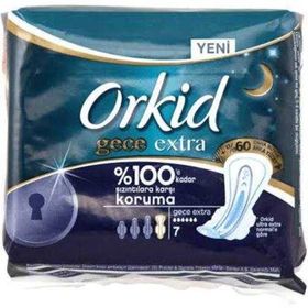 Orkid Ultra Platinum Gece Extra Tekli 6'li Ped