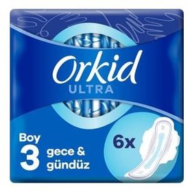 Orkid Ultra Tekli Paket 6 Adet Extra Gece Hijyenik Ped