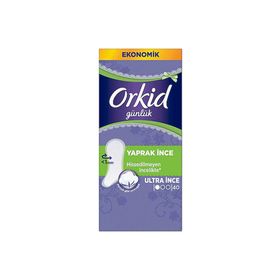 Orkid Ultra Yaprak İnce 40 Adet Günlük Ped