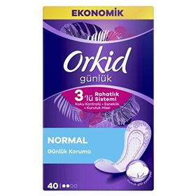 Orkid Yaprak Günlük Normal Ekonomik Paket 40 Ped