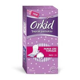 Orkid Yaprak Pamuksu İnce 28'li Hijyenik Ped