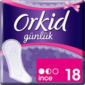 Orkid Yaprak Pamuksu Normal Tekli Paket 18 Adet Günlük Ped