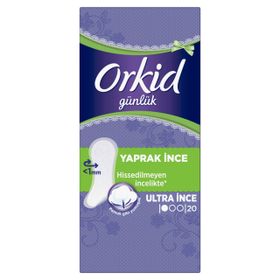 Orkid Yaprak Tekli Paket Normal 20 Ped