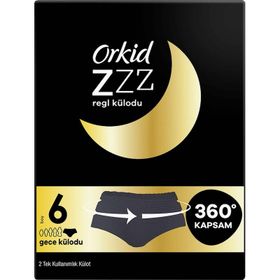 Orkid ZZZ Gecelik Tek Kullanım 2 Adet Regl Külodu