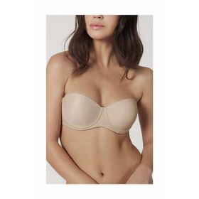 Orkide 2850 Kadın Ten Push-Up Dolgulu Straplez Sütyen