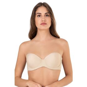 Orkide 2850 Kadın Ten Push-Up Dolgulu Straplez Sütyen