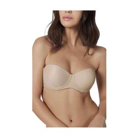 Orkide 2850 Kadın Ten Push-Up Dolgulu Straplez Sütyen