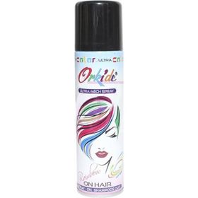 Orkide Siyah 150 ml Renklendirici Saç Spreyi