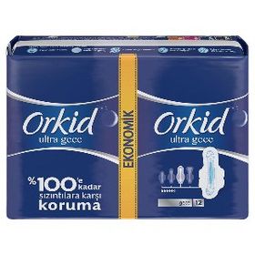 Orkide Ultra Extra Gece 12'li Kadın Pedi