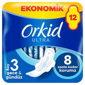 Orkide Ultra Extra Gece 12'li Kadın Pedi