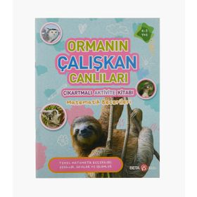 Ormanın Çalışkan Canlıları Çıkartmalı Aktivite Kitabı Buket Kurt