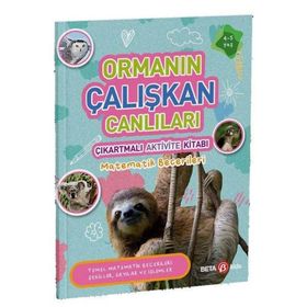 Ormanın Çalışkan Canlıları Çıkartmalı Aktivite Kitabı Buket Kurt