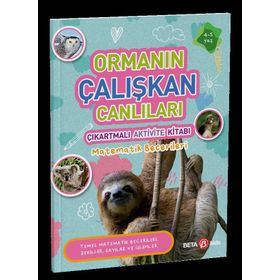 Ormanın Çalışkan Canlıları Çıkartmalı Aktivite Kitabı Buket Kurt