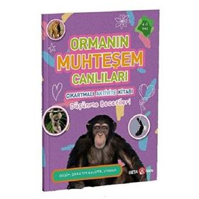 Ormanın Çalışkan Canlıları Çıkartmalı Aktivite Kitabı Buket Kurt
