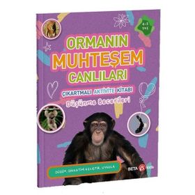 Ormanın Muhteşem Canlıları Çıkartmalı Aktivite Kitabı Buket Kurt
