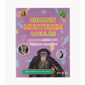Ormanın Muhteşem Canlıları Çıkartmalı Aktivite Kitabı Buket Kurt
