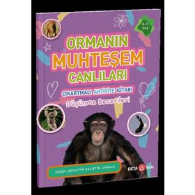Ormanın Muhteşem Canlıları Çıkartmalı Aktivite Kitabı Buket Kurt