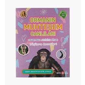 Ormanın Muhteşem Canlıları Çıkartmalı Aktivite Kitabı Buket Kurt