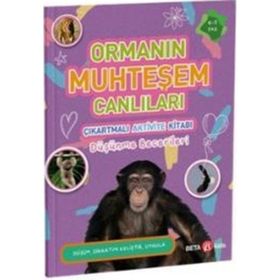 Ormanın Muhteşem Canlıları Çıkartmalı Aktivite Kitabı Buket Kurt