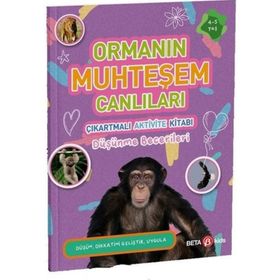 Ormanın Muhteşem Canlıları Çıkartmalı Aktivite Kitabı Buket Kurt
