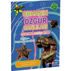 Ormanın Özgür Canlıları Çıkartmalı Aktivite Kitabı Buket Kurt