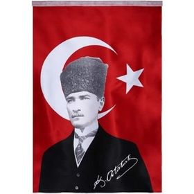Ormi 70x105 cm Saten Kumaş Atalı Bayrak