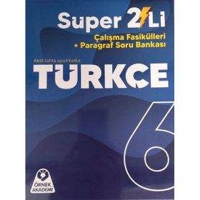 Örnek Akademi Yayınları - 6. Sınıf Süper İkili Türkçe Seti