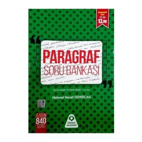 Örnek Akademi Yayınları Paragraf Soru Bankası
