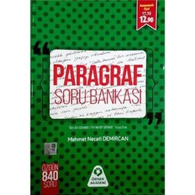 Örnek Akademi Yayınları Paragraf Soru Bankası
