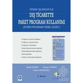 Örnek İşlemler ile Dış Ticarette Paket Program Kullanımı - Hüseyin Önder