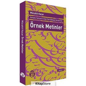ÖRNEK METINLER - MÜCAHIT KAÇAR