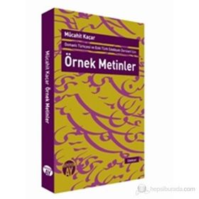 ÖRNEK METINLER - MÜCAHIT KAÇAR