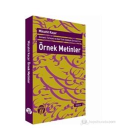 ÖRNEK METINLER - MÜCAHIT KAÇAR