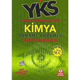 Örnek YKS 1.Oturum TYT Kimya Çözümlü Soru Bankası - kollektif