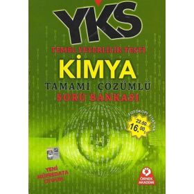 Örnek YKS 1.Oturum TYT Kimya Çözümlü Soru Bankası - kollektif