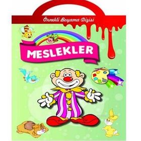 Örnekli Boyama Dizisi Meslekler-Parıltı Yayınları