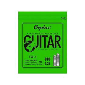 Orphee TX-1-010 Akustik Gitar 0.10 İnce Mi Teli