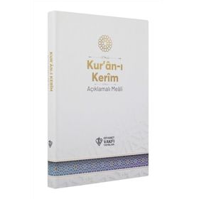 Orta Boy Metinsiz Kur'anı Kerim Açıklamalı Meali Türkiye Diyanet Vakfı Yayınları
