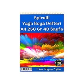Orta Boy Yağlı Boya Defteri A4